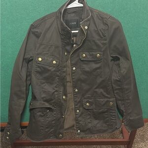 J. Crew Dark Olive Military Jacket